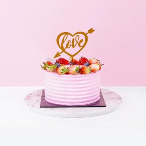Lychee and Raspberry Cake