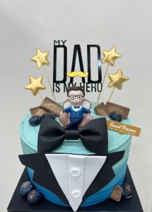 FOREVER SUPERDAD (BLUE VELVET CAKE -WITH “ANDES”)