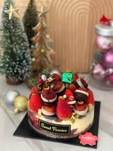 NEW YORK BAKED CHEESE CAKE (Christmas Edition)