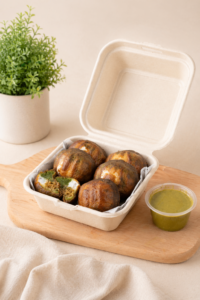 MOCHI PUFF coconut pandan ( Korean Butter Tteok )