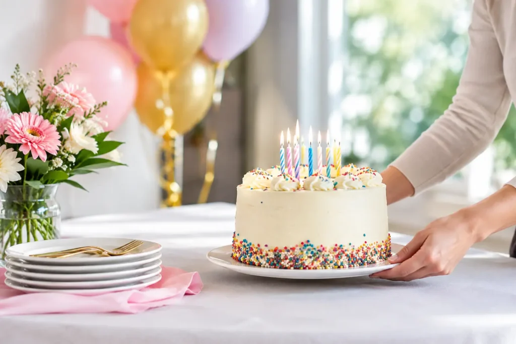 When Should Cake Arrive for a Perfect Party?